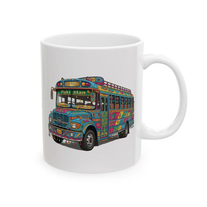 Pakistani Truck Art Bus Ceramic Mug (11oz, 15oz)