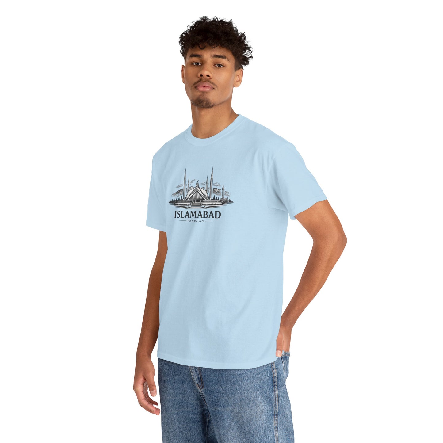 Shah Faisal Mosque T-Shirt — Islamabad Pakistan Landmark Tee