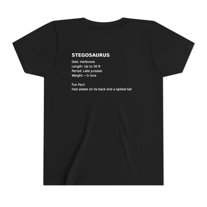 Stegosaurus educational youth t-shirt