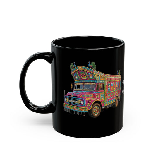 Pakistani Truck Mug in Black
