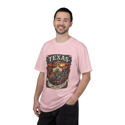 Texas Alamo Longhorn T-Shirt — State of Texas Graphic Tee