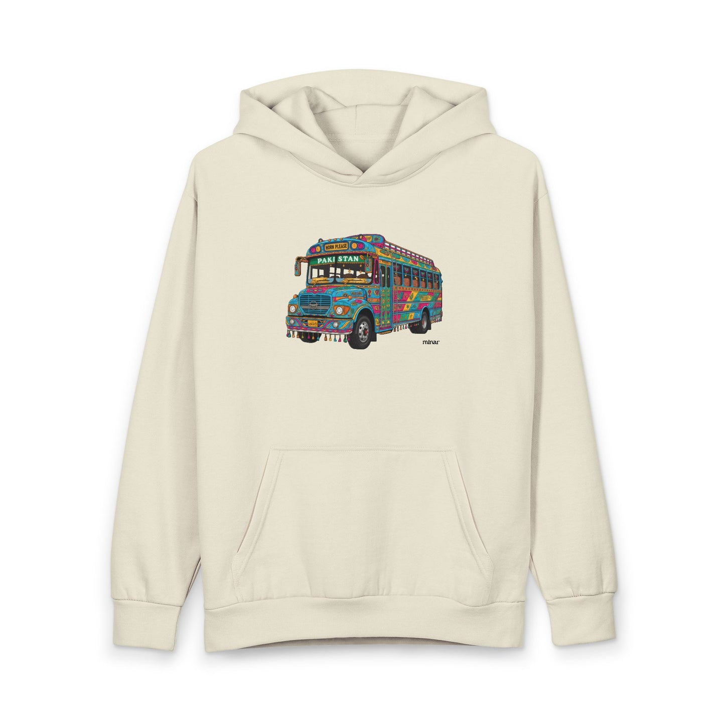 Pakistani Truck Art Hoodie | Colorful Floral Folk Motif Pullover