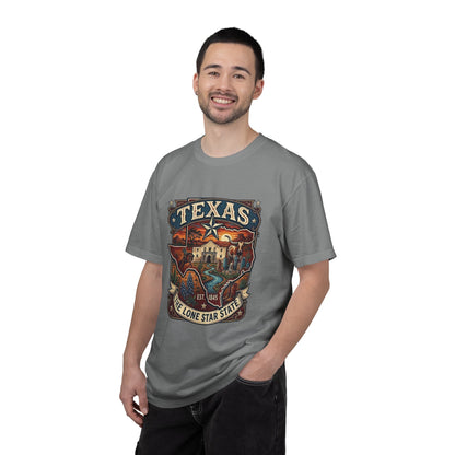 Texas Alamo Longhorn T-Shirt — State of Texas Graphic Tee