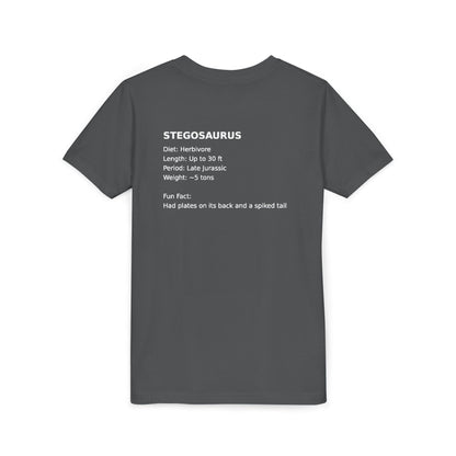 Stegosaurus educational youth t-shirt