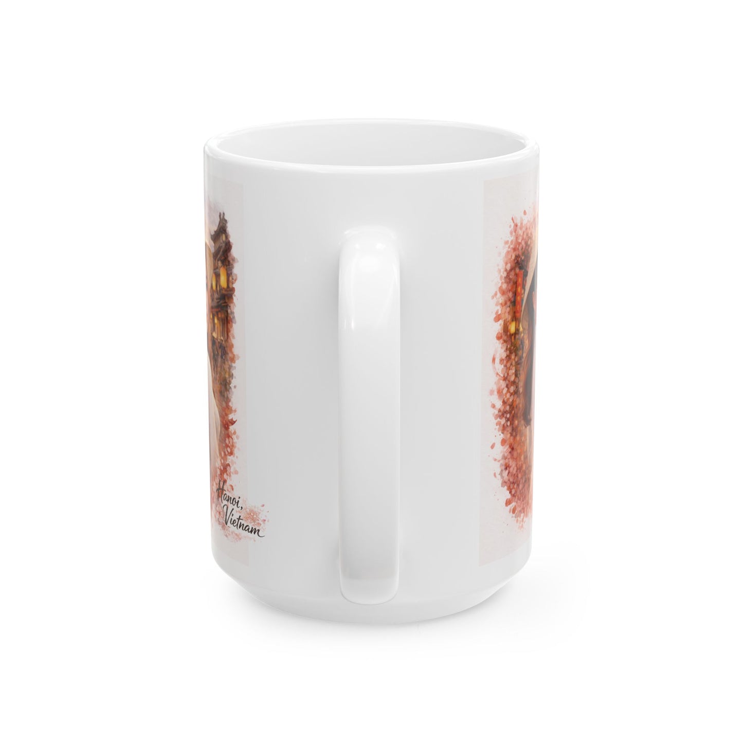 Vietnamese Girl in Hanoi Mug | Asian City Collection