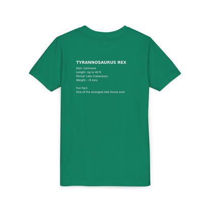 Tyrannosaurus Rex educational t-shirt youth t-shirt