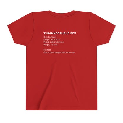 Tyrannosaurus Rex educational t-shirt youth t-shirt