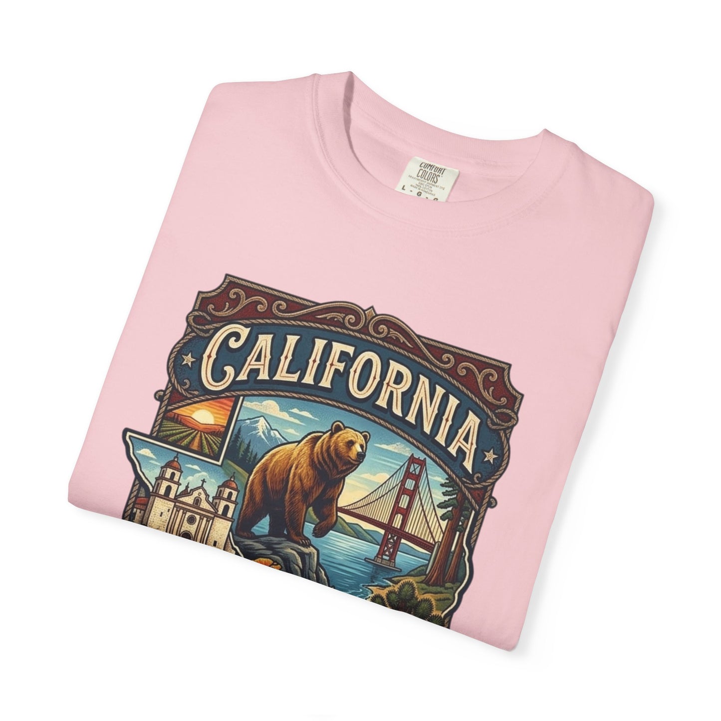 California Bear & Golden Gate T-Shirt