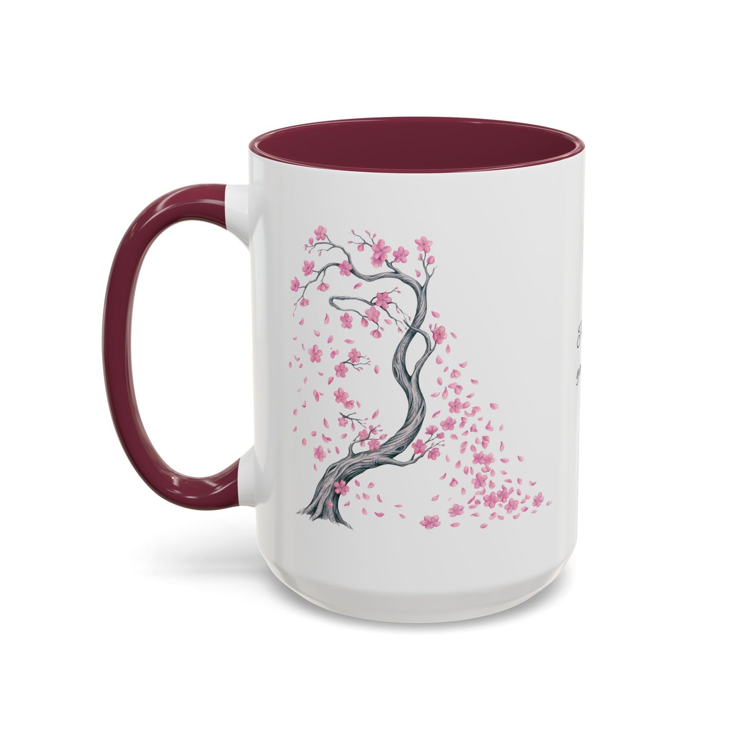 Cherry Blossom Tree Mug — Colorful Ceramic Coffee Cup