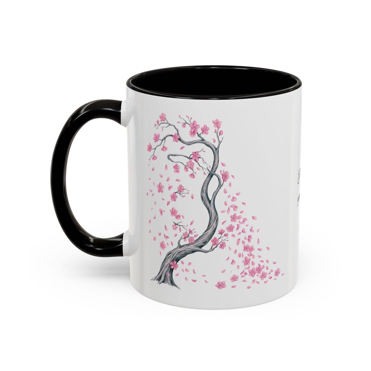 Cherry Blossom Tree Mug — Colorful Ceramic Coffee Cup