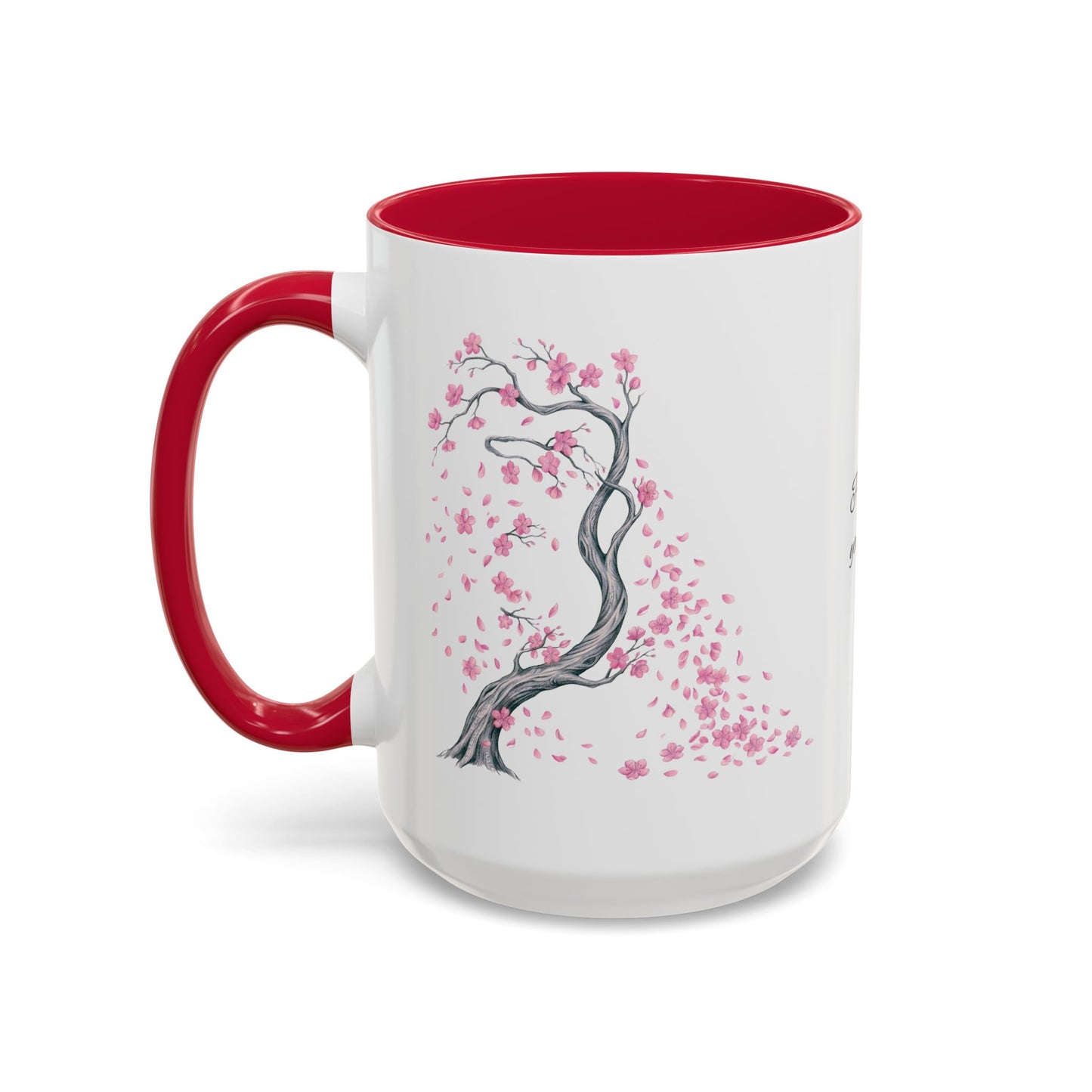 Cherry Blossom Tree Mug — Colorful Ceramic Coffee Cup
