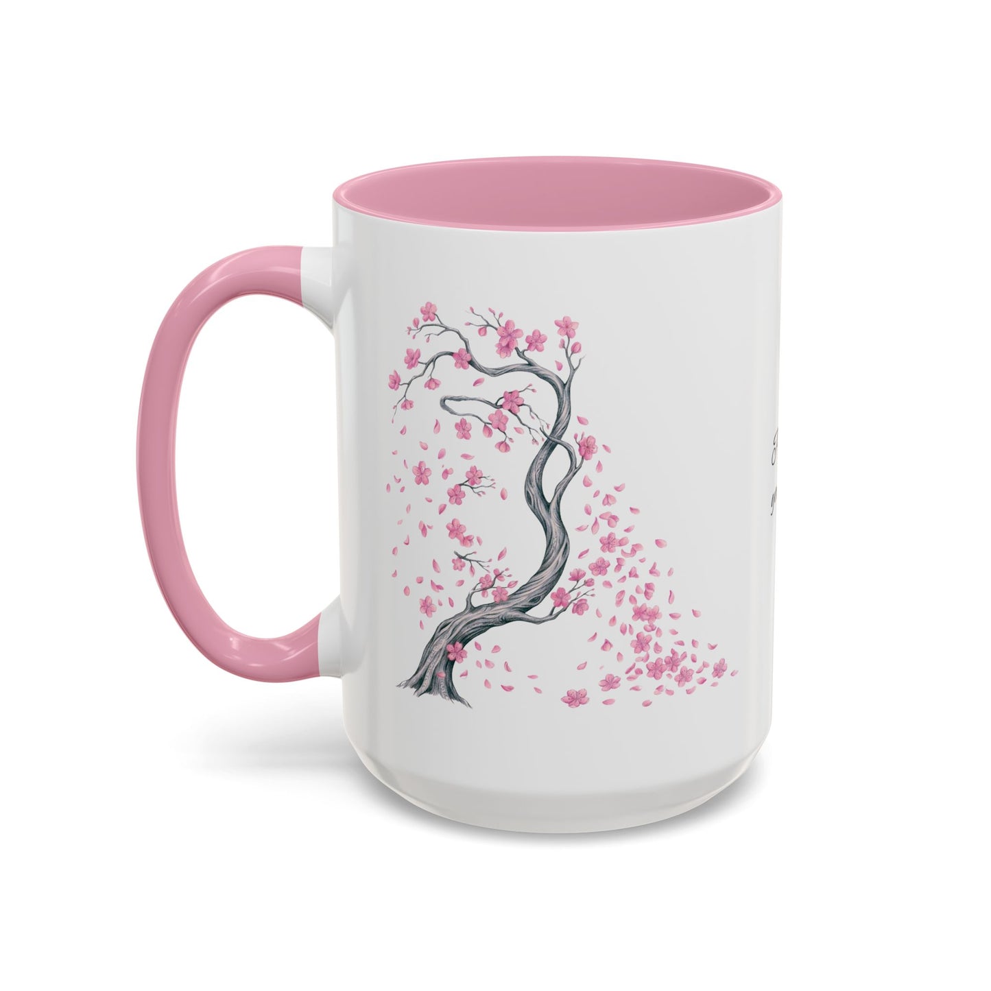 Cherry Blossom Tree Mug — Colorful Ceramic Coffee Cup