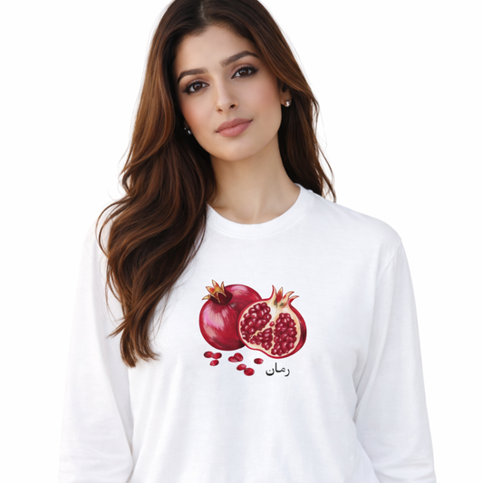 Pomegranate Long Sleeve T-Shirt