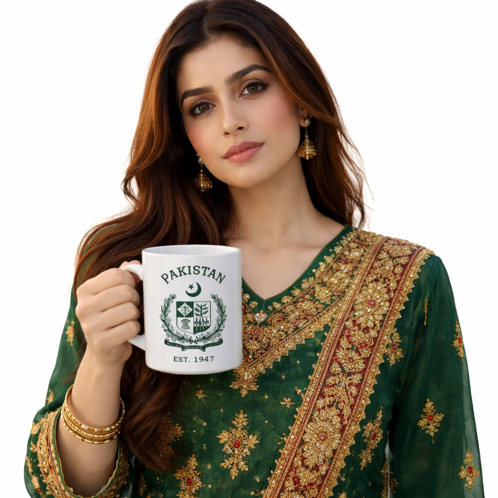 Pakistani Emblem Ceramic Mug