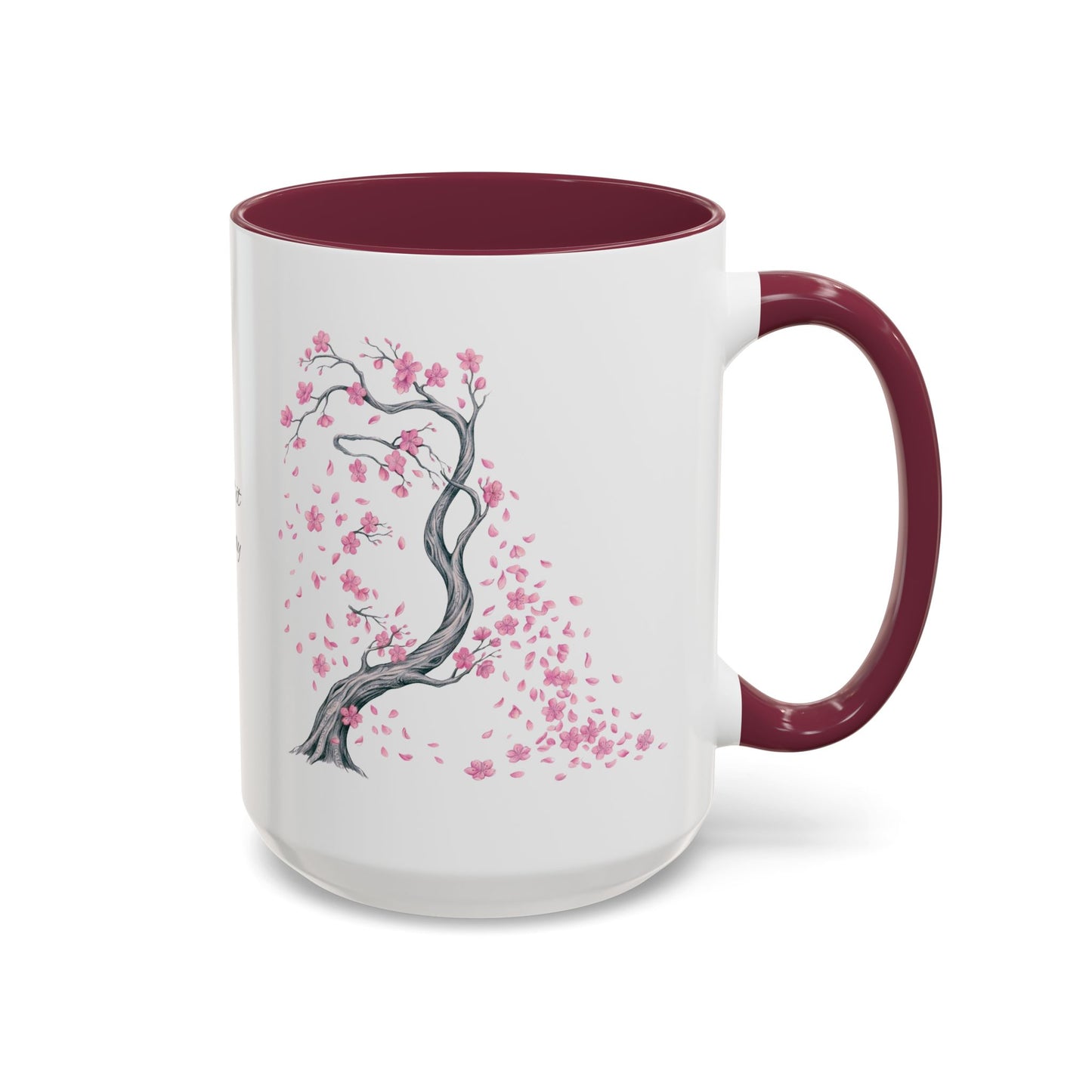Cherry Blossom Tree Mug — Colorful Ceramic Coffee Cup