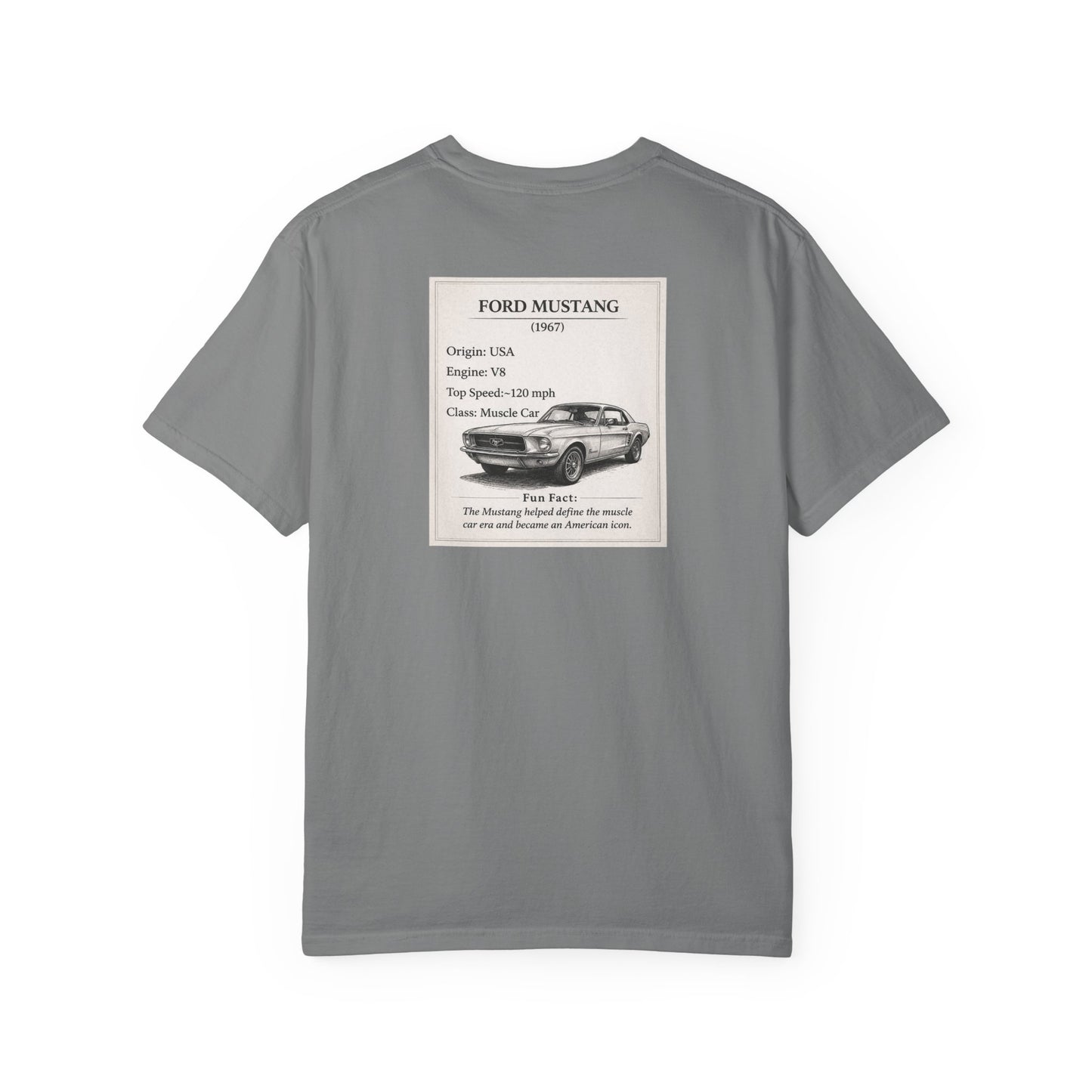 1962 Ford Mustang Vintage Car Club T-shirt | Classic Muscle Tee