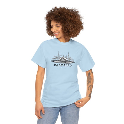 Shah Faisal Mosque T-Shirt — Islamabad Pakistan Landmark Tee