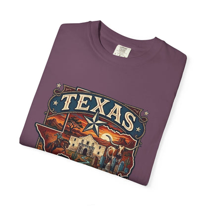 Texas Alamo Longhorn T-Shirt — State of Texas Graphic Tee