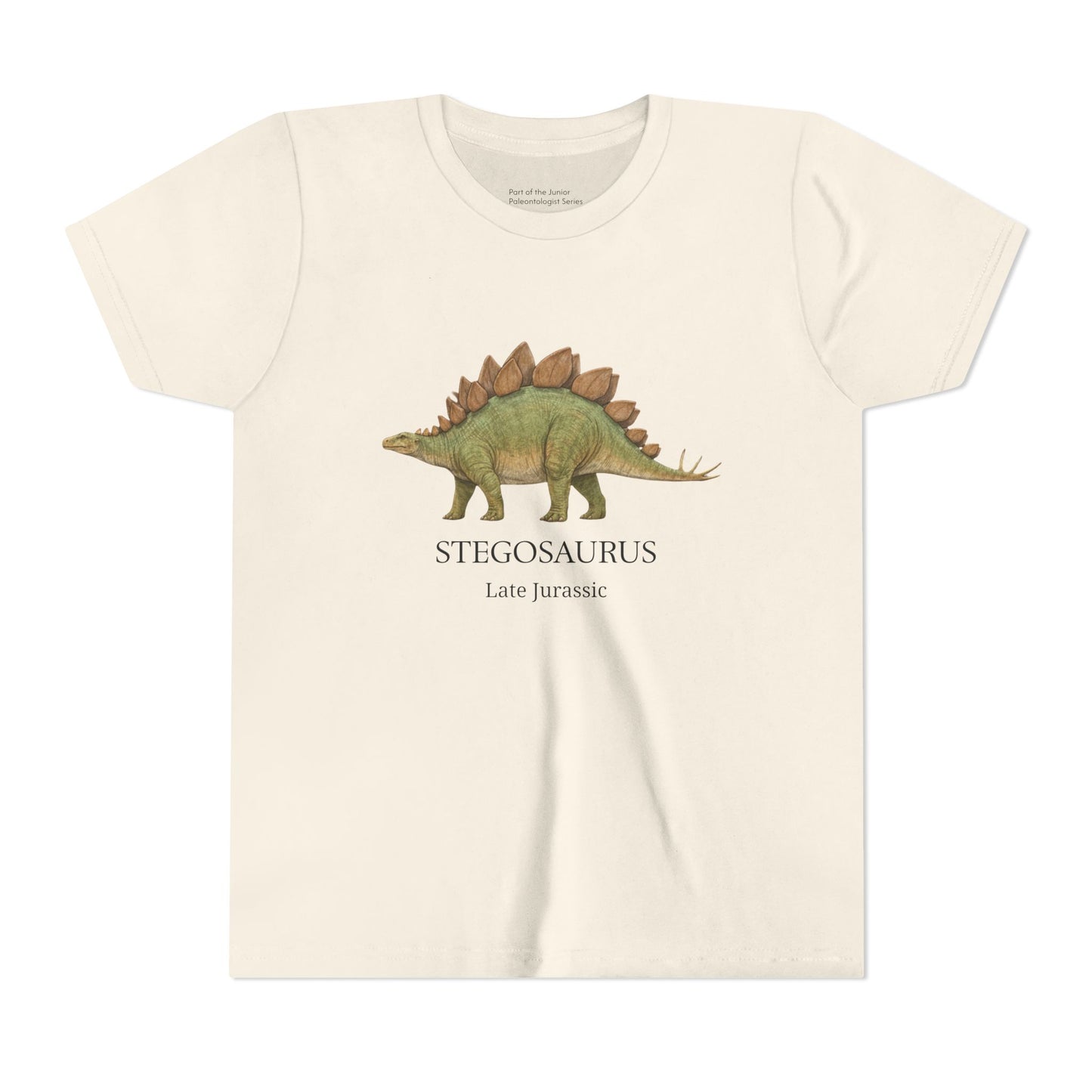 Stegosaurus educational youth t-shirt