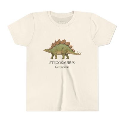 Stegosaurus educational youth t-shirt