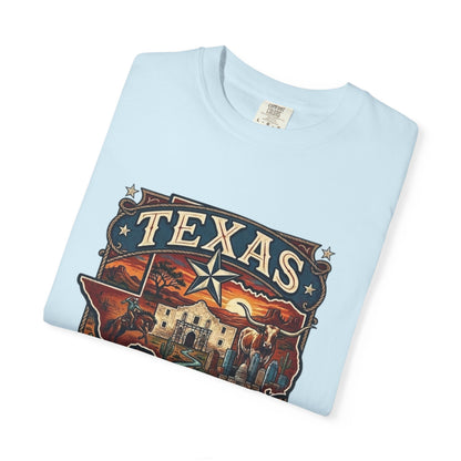 Texas Alamo Longhorn T-Shirt — State of Texas Graphic Tee