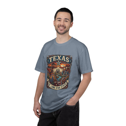 Texas Alamo Longhorn T-Shirt — State of Texas Graphic Tee