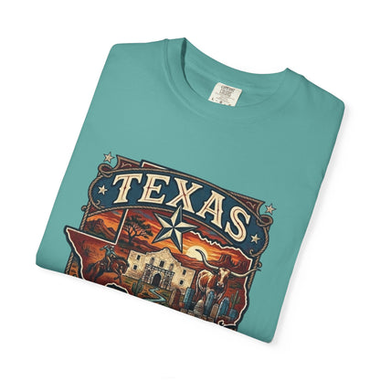 Texas Alamo Longhorn T-Shirt — State of Texas Graphic Tee
