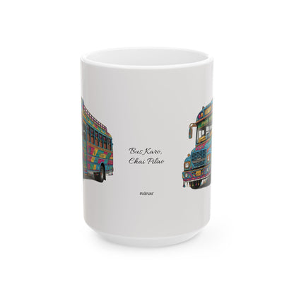 Pakistani Truck Art Bus Ceramic Mug (11oz, 15oz)