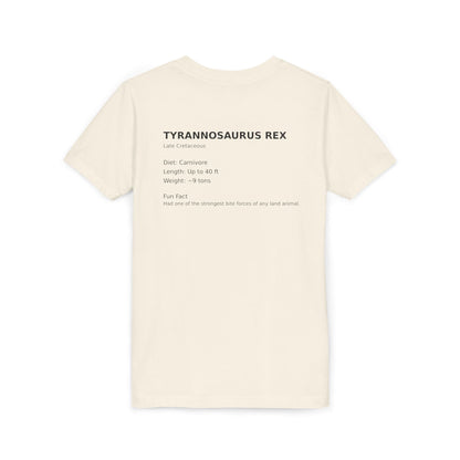 Tyrannosaurus Rex educational t-shirt youth t-shirt