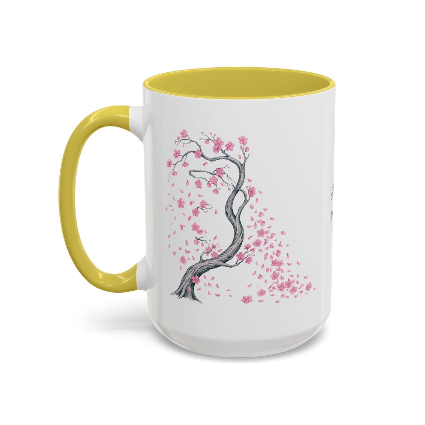 Cherry Blossom Tree Mug — Colorful Ceramic Coffee Cup