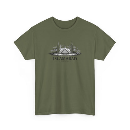 Shah Faisal Mosque T-Shirt — Islamabad Pakistan Landmark Tee