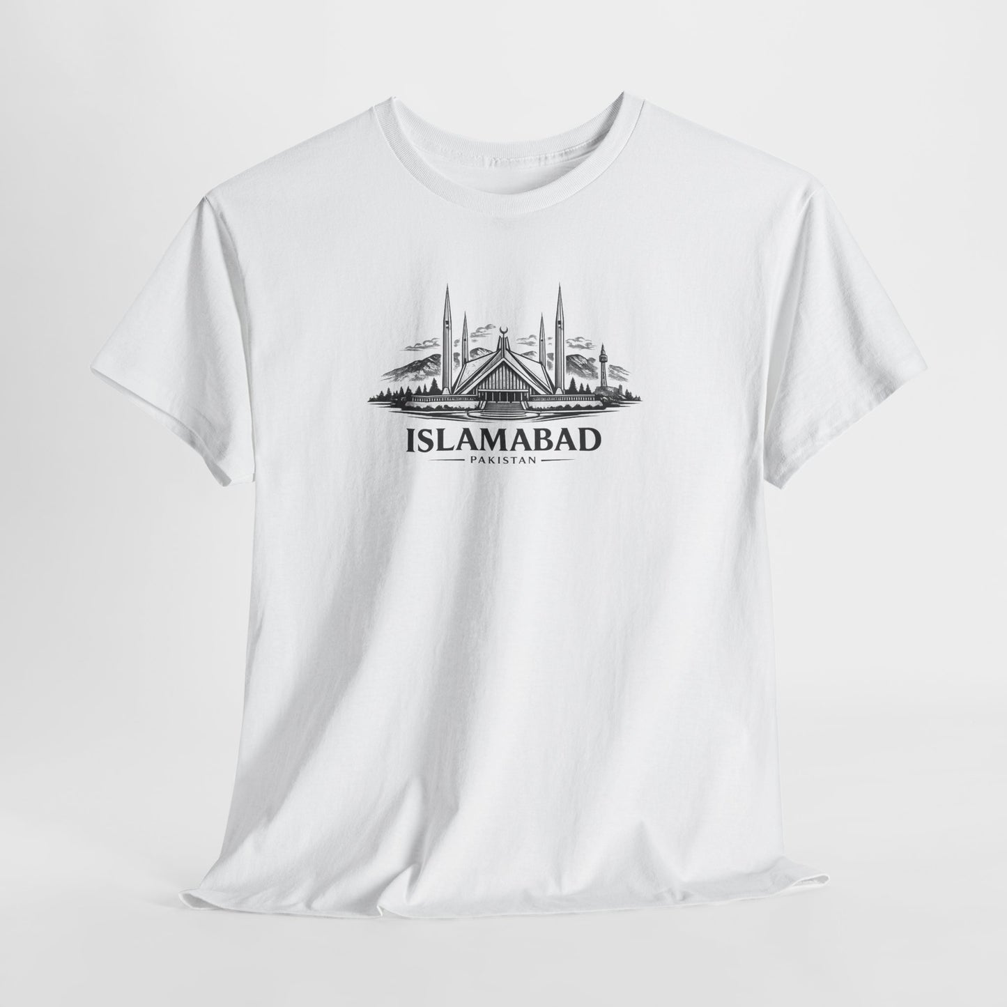 Shah Faisal Mosque T-Shirt — Islamabad Pakistan Landmark Tee