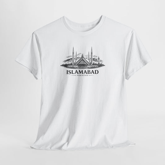 Shah Faisal Mosque T-Shirt — Islamabad Pakistan Landmark Tee