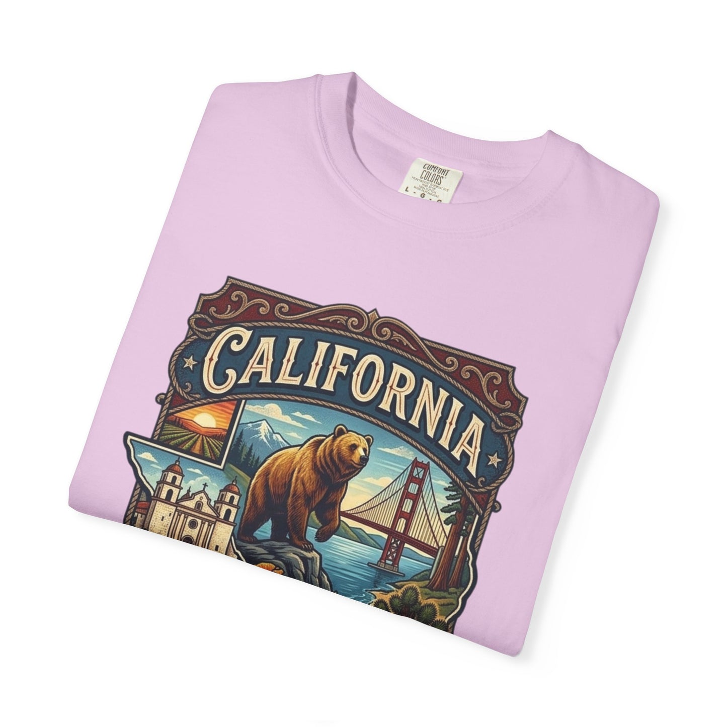 California Bear & Golden Gate T-Shirt