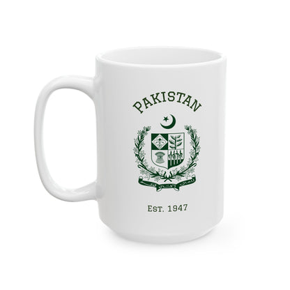 Pakistani Emblem Ceramic Mug