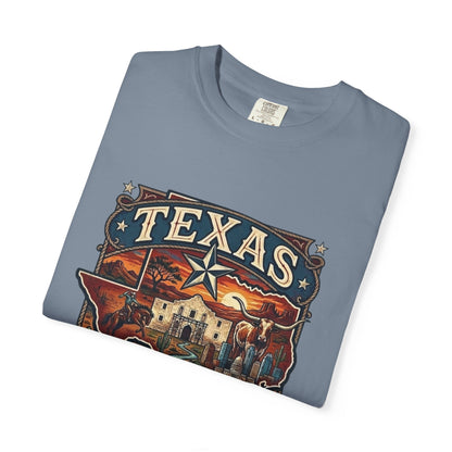 Texas Alamo Longhorn T-Shirt — State of Texas Graphic Tee