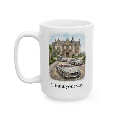 German Classic Car Mug Customizable