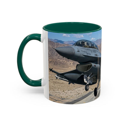 Pakistani F-16 Falcon Flight Mug — Colorful 11oz & 15oz Ceramic Coffee Cup