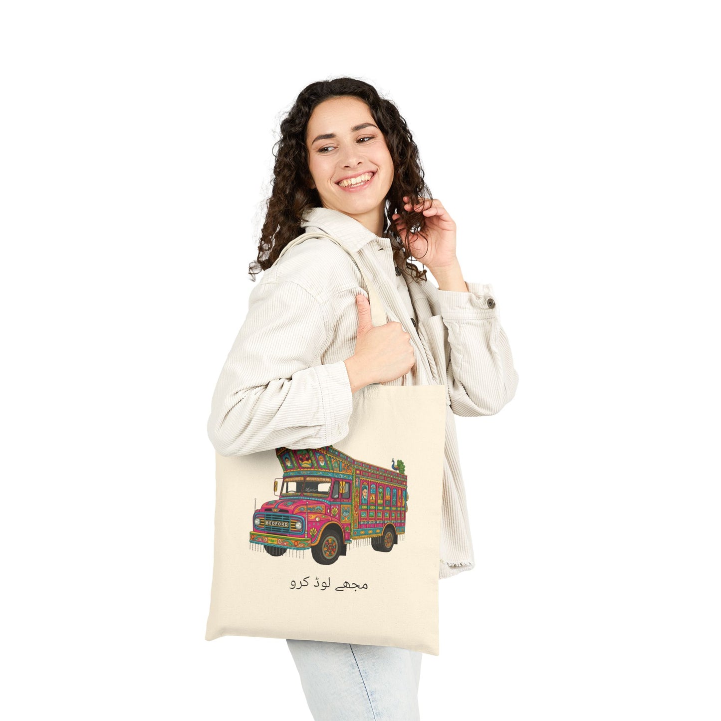Truck: Cotton Tote Bag