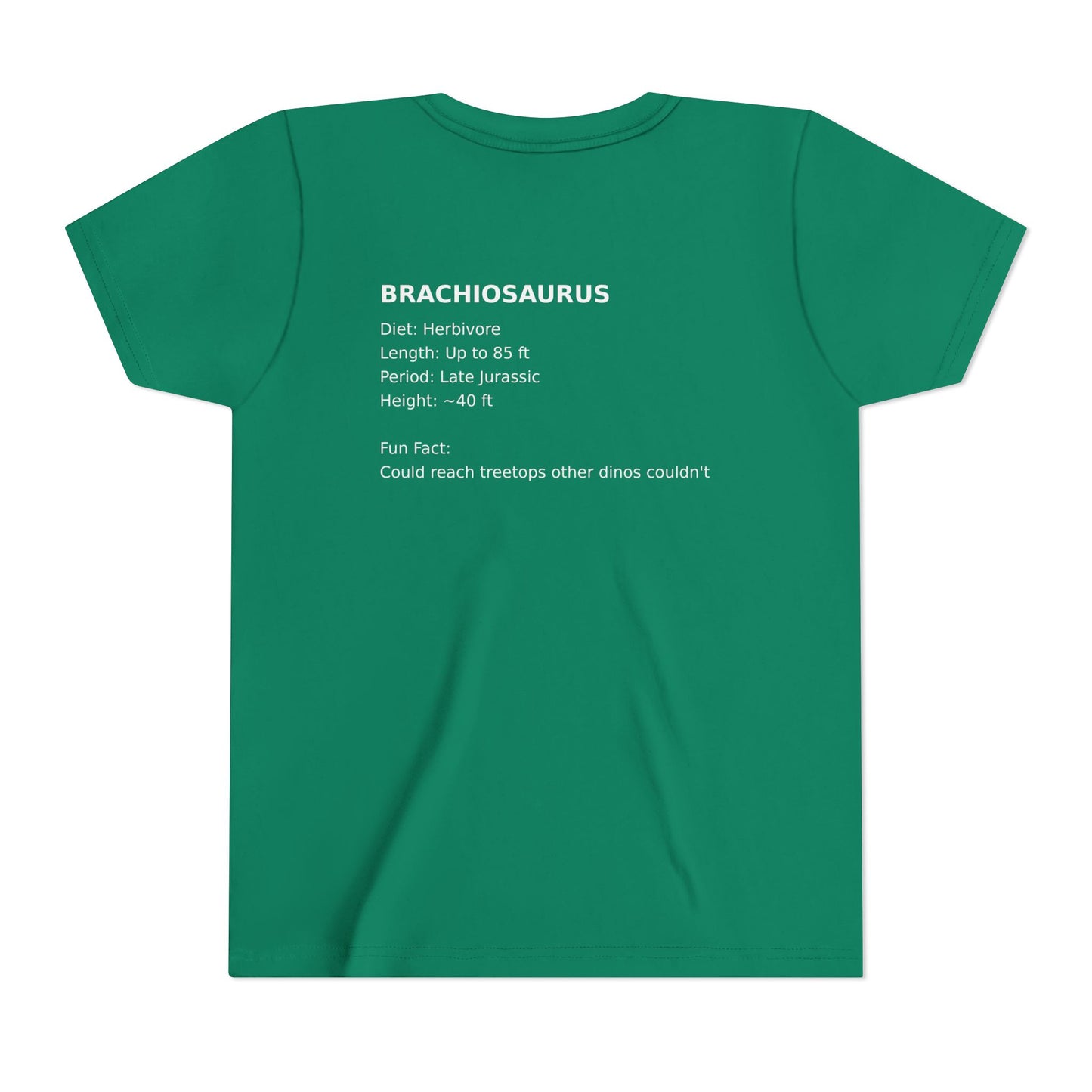 Brachiosaurus educational youth t-shirt
