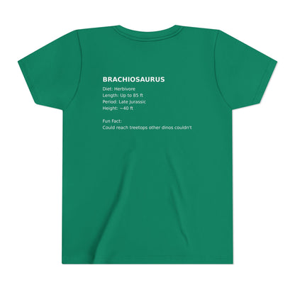 Brachiosaurus educational youth t-shirt