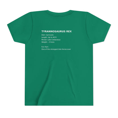 Tyrannosaurus Rex educational t-shirt youth t-shirt
