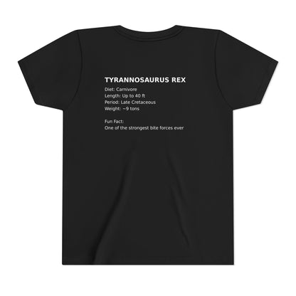 Tyrannosaurus Rex educational t-shirt youth t-shirt