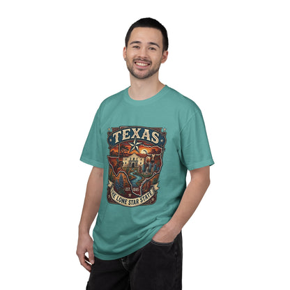 Texas Alamo Longhorn T-Shirt — State of Texas Graphic Tee
