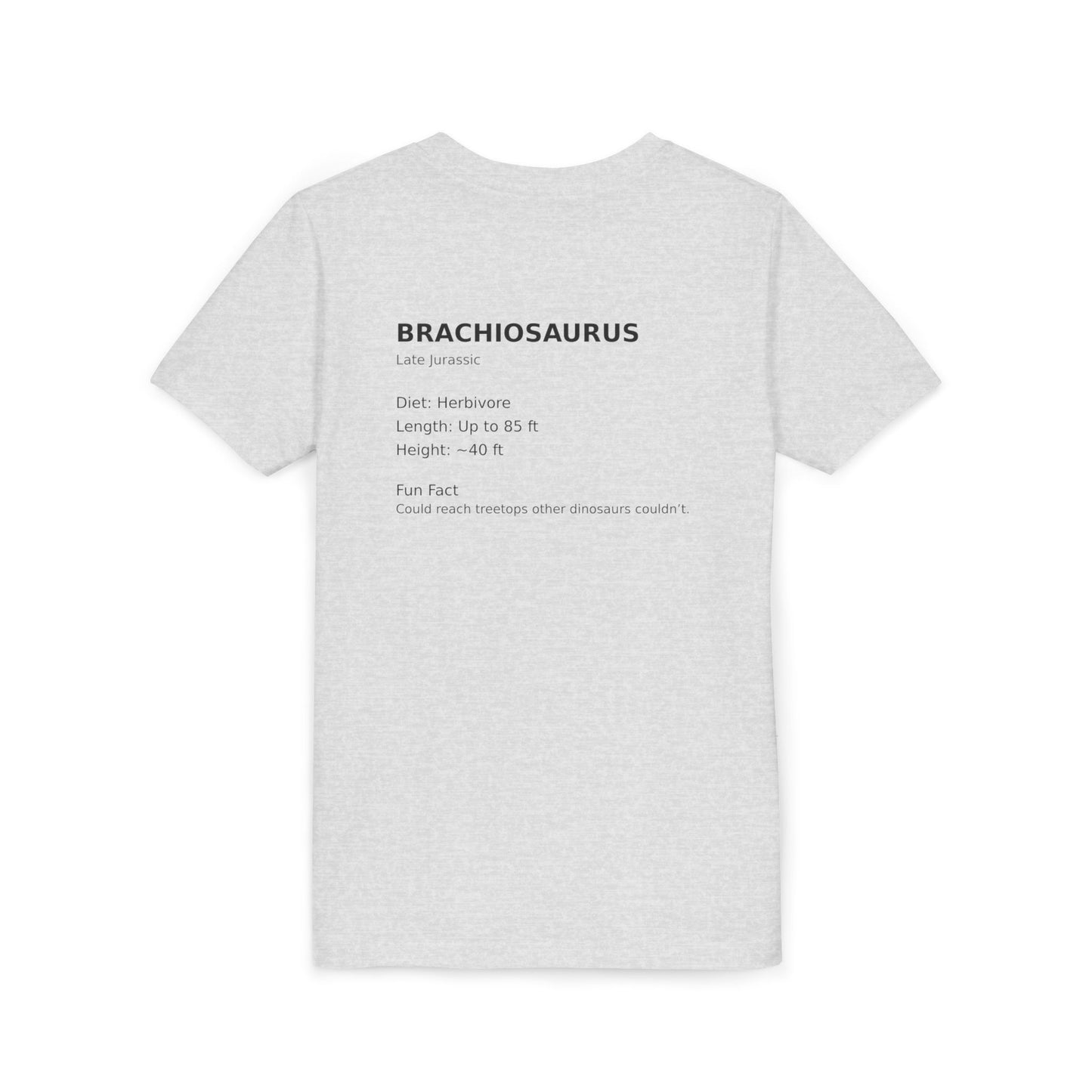 Brachiosaurus educational youth t-shirt