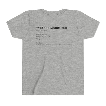 Tyrannosaurus Rex educational t-shirt youth t-shirt