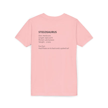 Stegosaurus educational youth t-shirt