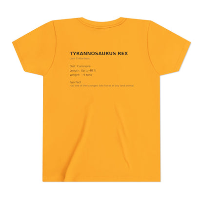 Tyrannosaurus Rex educational t-shirt youth t-shirt