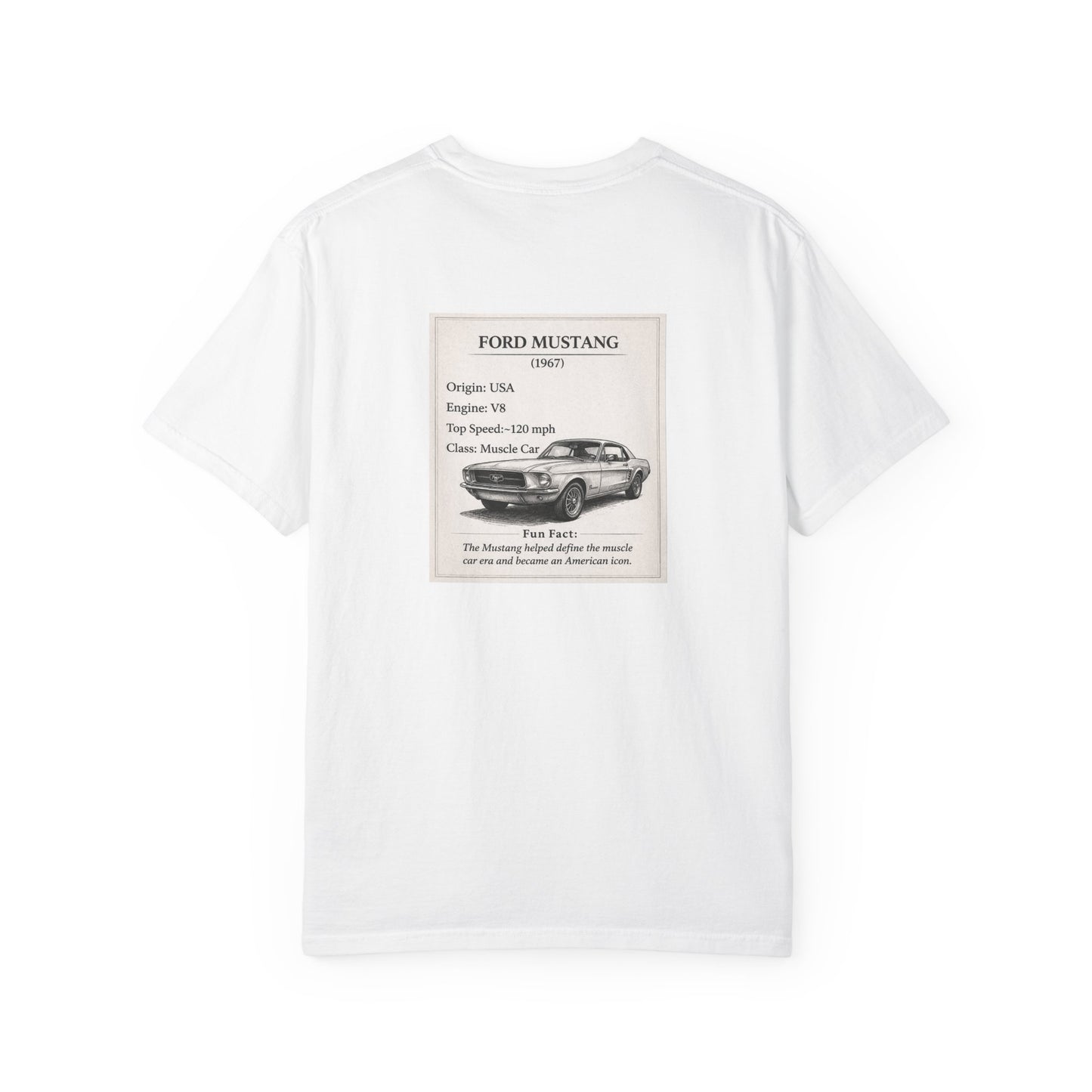 1962 Ford Mustang Vintage Car Club T-shirt | Classic Muscle Tee
