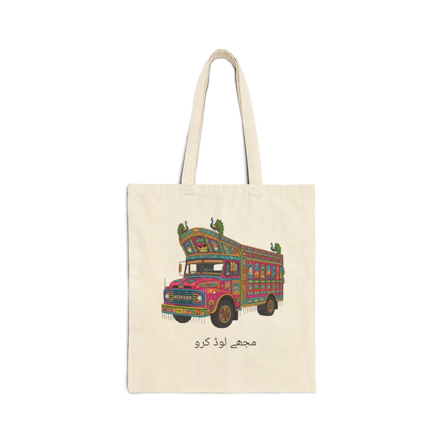 Truck: Cotton Tote Bag